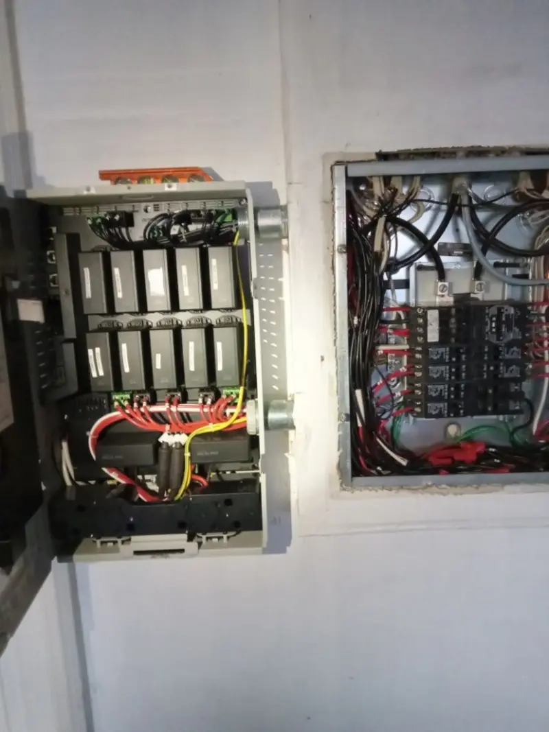 Electrical panel upgrade completed for Security Camera Wiring in Corvallis